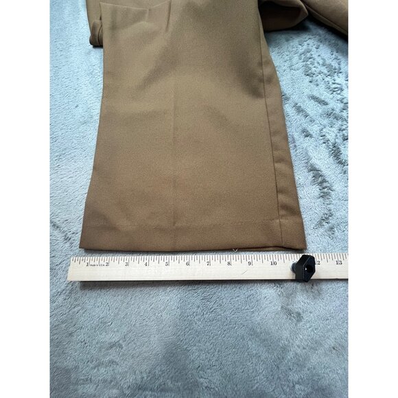 Haband Executive Division Mens 54x27 Brown Dress Pants Casual Office Wear - Picture 6 of 7